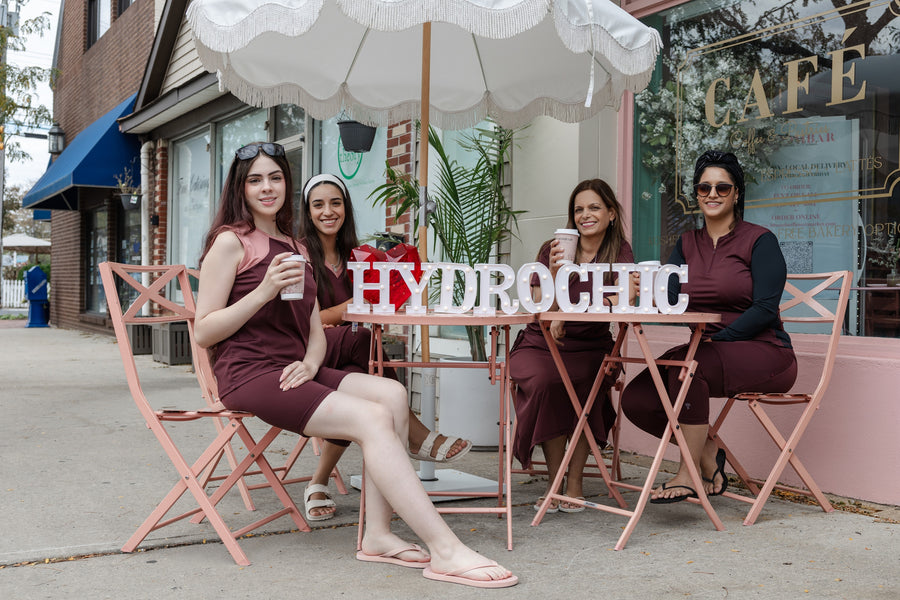 HydroChic swimwear in the sun