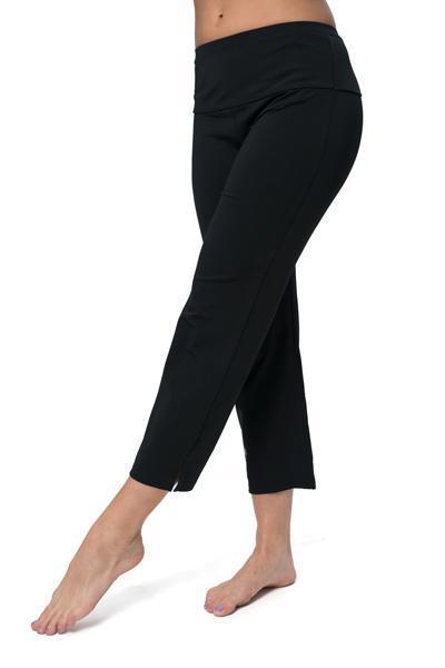 Lands' End Women's High Waisted Modest Swim Leggings with Upf 50 Sun  Protection