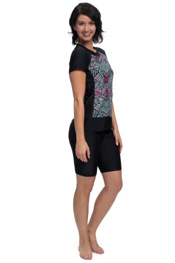 Diving Diva Black Swim Bike Shorts