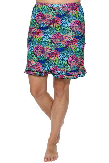 Cross Training Swim and Sports Skirt 18.5" – Chlorine Proof & UPF 50+ (with Attached Shorts)