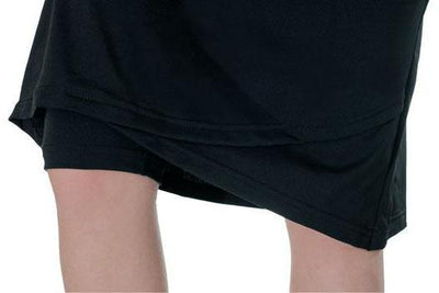 Mia A-line Faux Wrap Swim Skirt 22.5" - Chlorine Proof (with attached shorts)