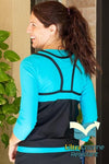Sporty Mock Tank Top - Active wear for Swim n Sport 3/4 Sleeves