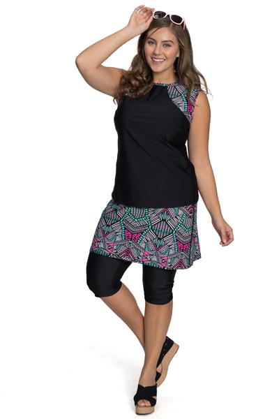 2 in 1 Knee Length Sport Skirt with Attached Leggings  Modest workout  clothes, Running skirts, Sports skirts
