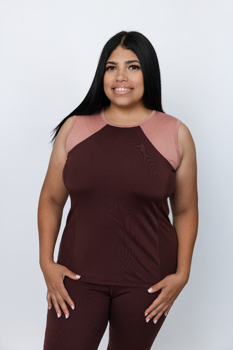 Tidal Tank Sleeveless Swim Top – Chlorine Proof & UPF 50+