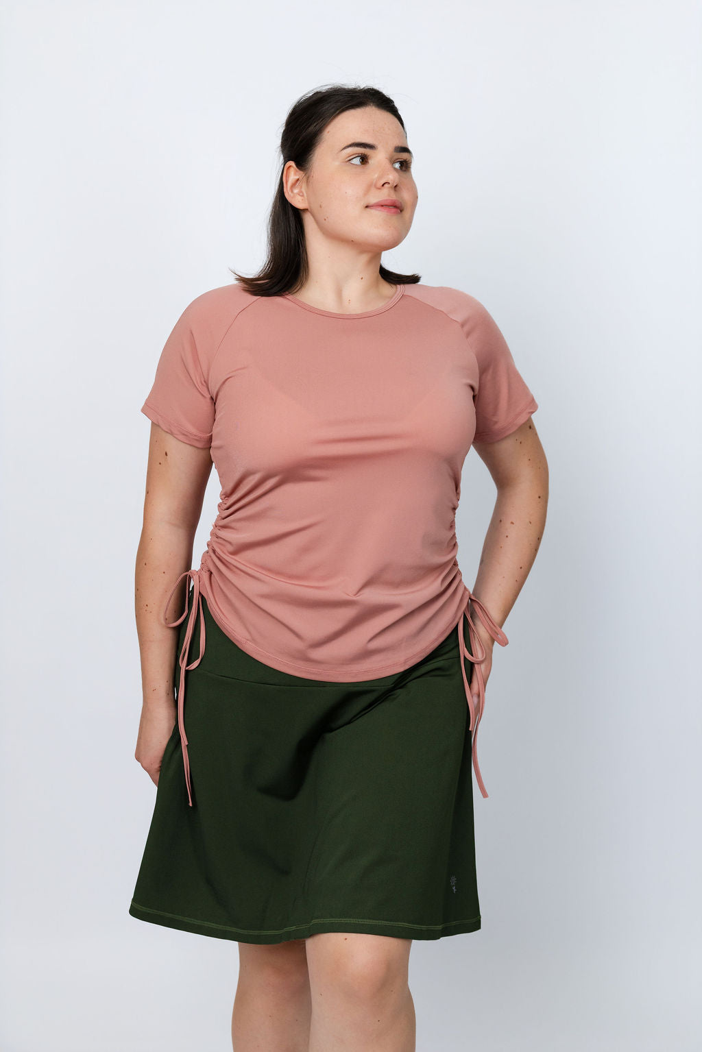 Swing Skirt 21" – Chlorine Proof & UPF 50+ (With Attached Shorts)