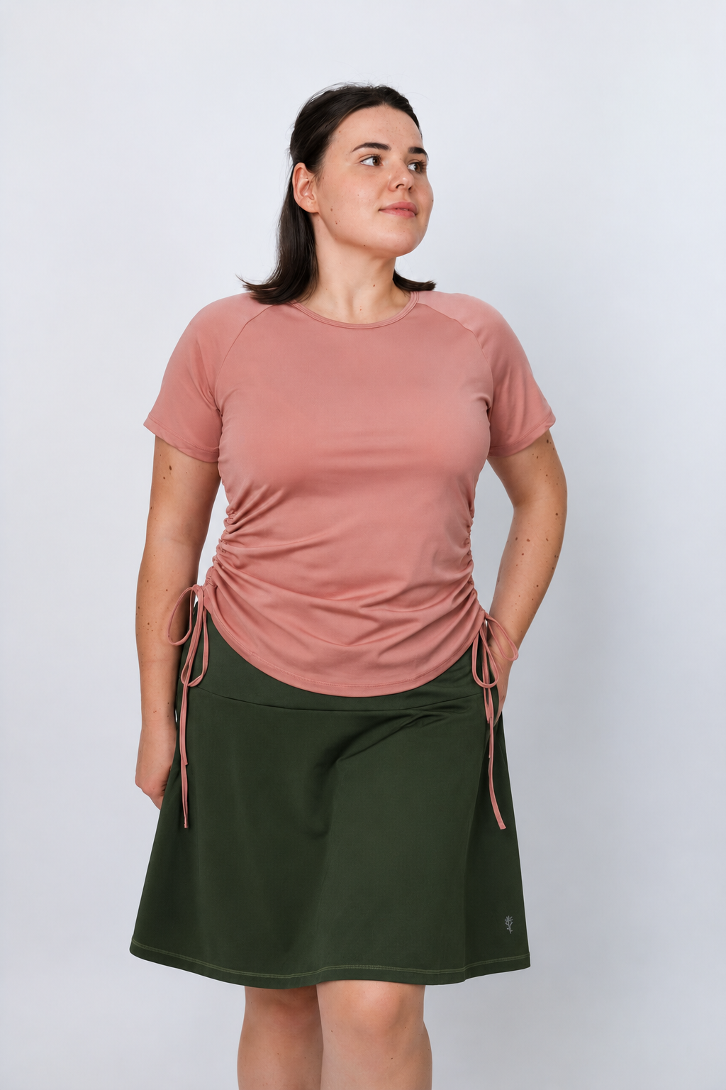 Swing Skirt 21" – Chlorine Proof & UPF 50+ (With Attached Shorts)