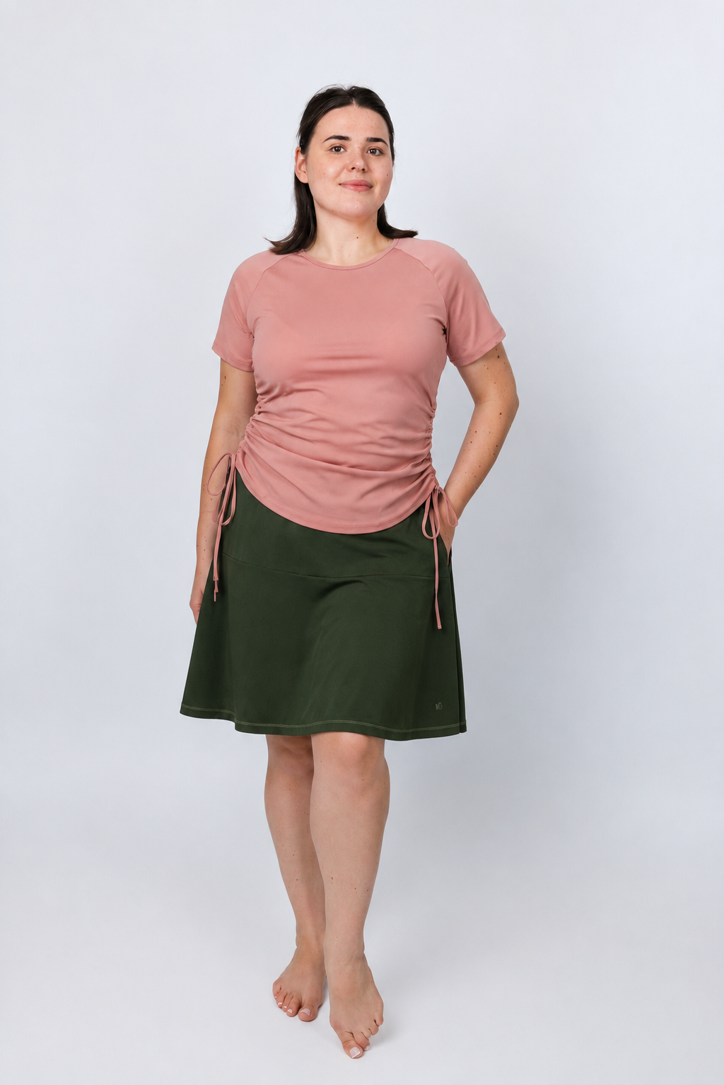 Swing Skirt 21" – Chlorine Proof & UPF 50+ (With Attached Shorts)