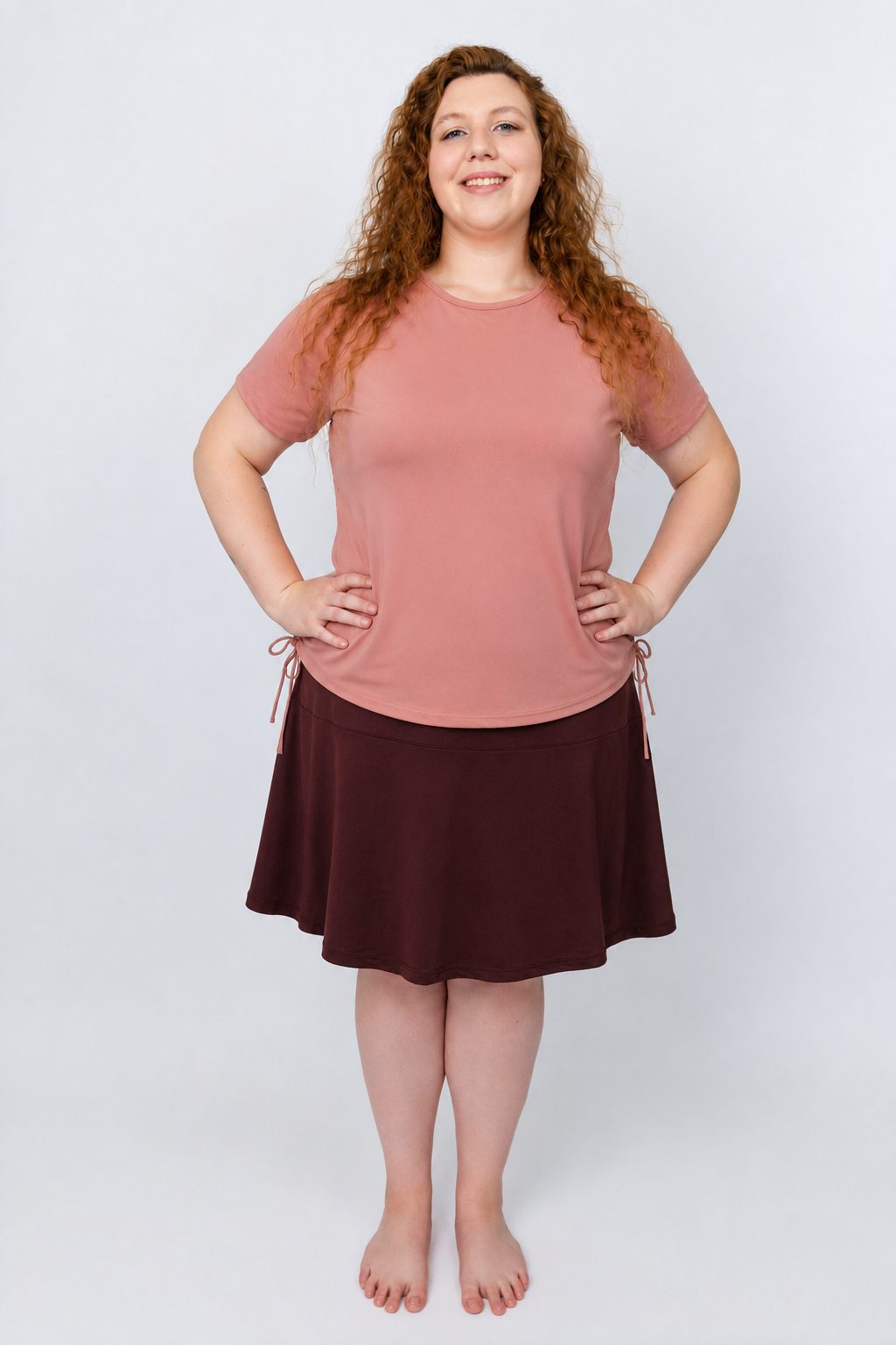 Swing Skirt 21" – Chlorine Proof & UPF 50+ (With Attached Shorts)