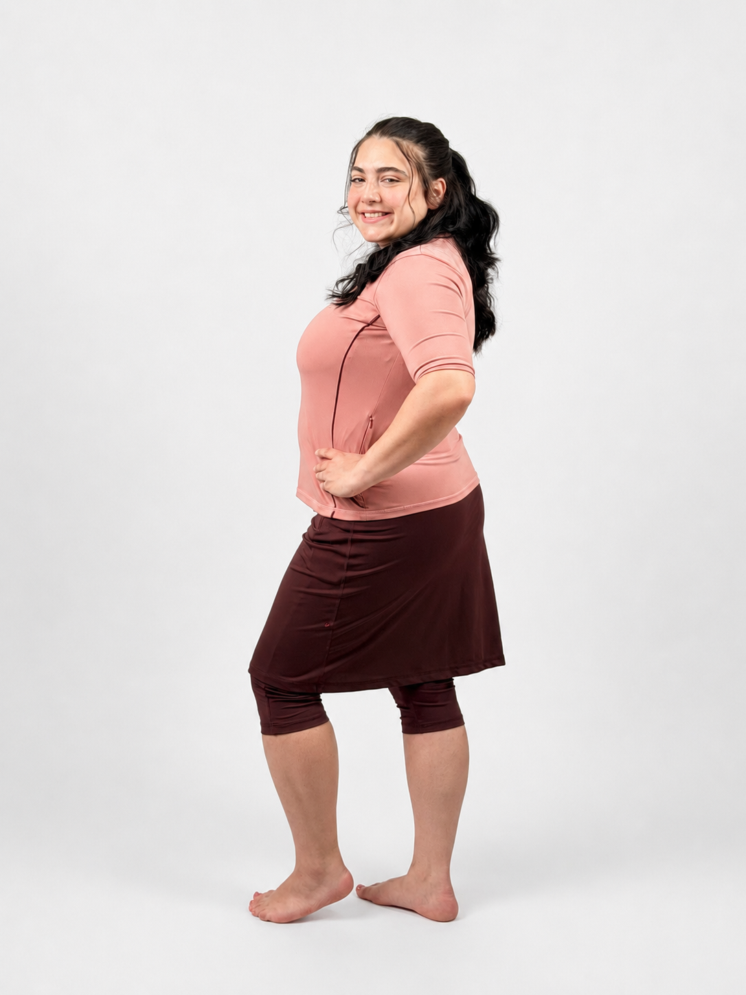 Inspire Swim and Sport Skirt 20" (with attached leggings) - Chlorine Proof