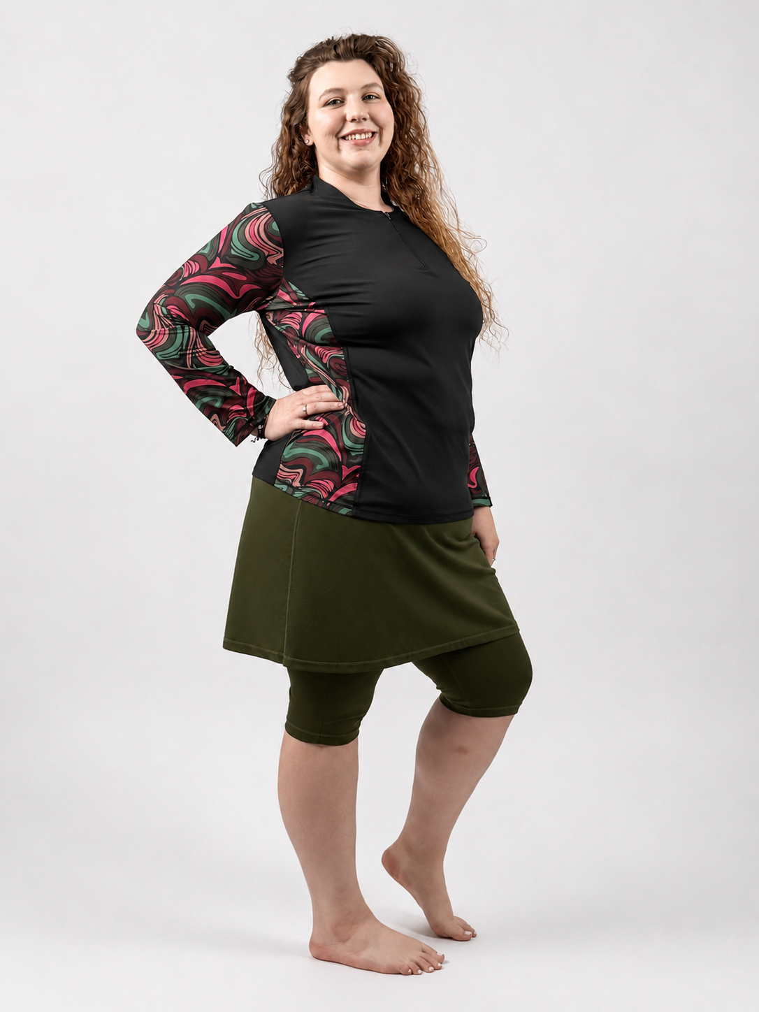 Inspire Swim and Sport Skirt 20" (with attached leggings) - Chlorine Proof