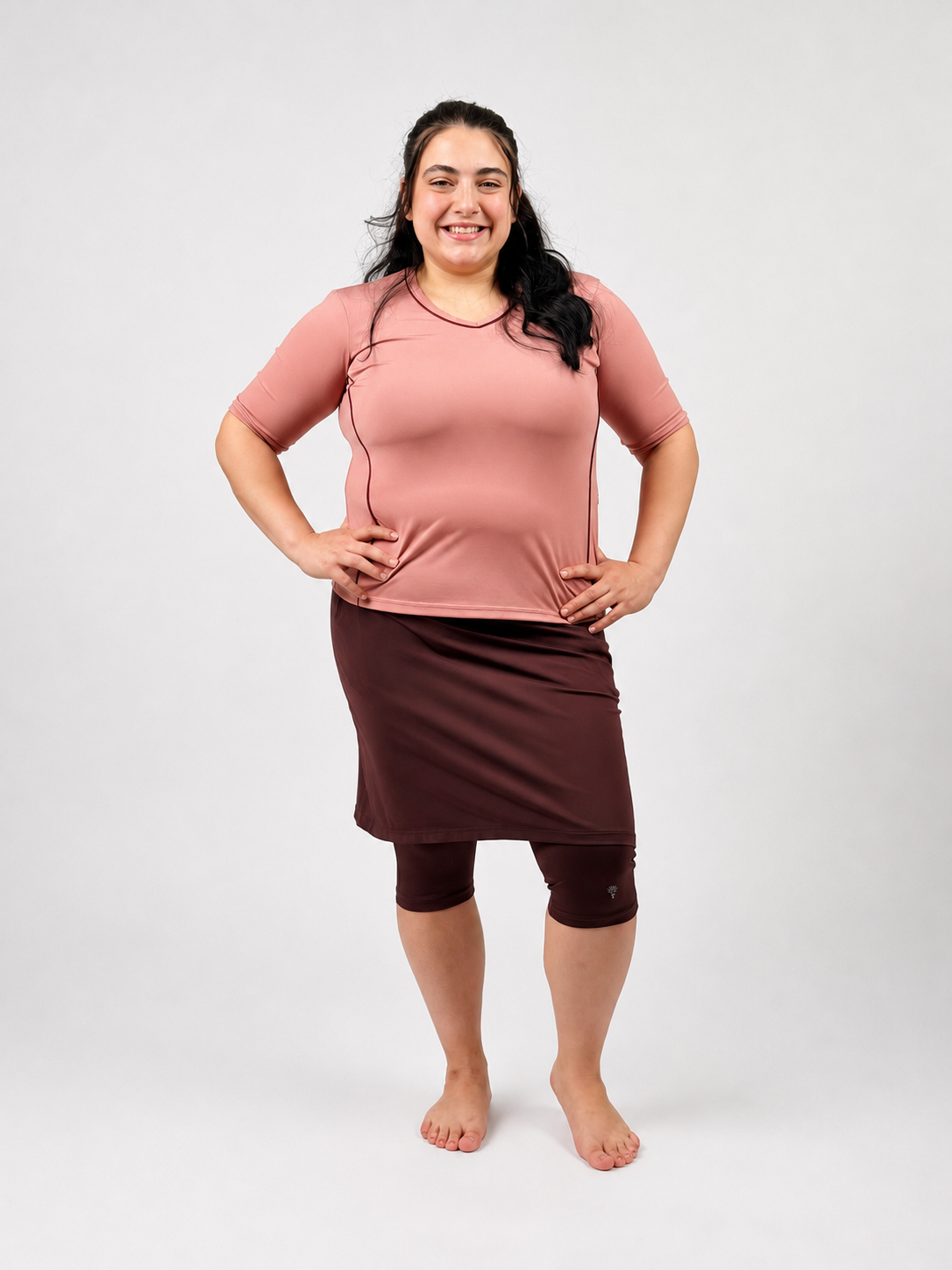 Inspire Swim and Sport Skirt 20" (with attached leggings) - Chlorine Proof