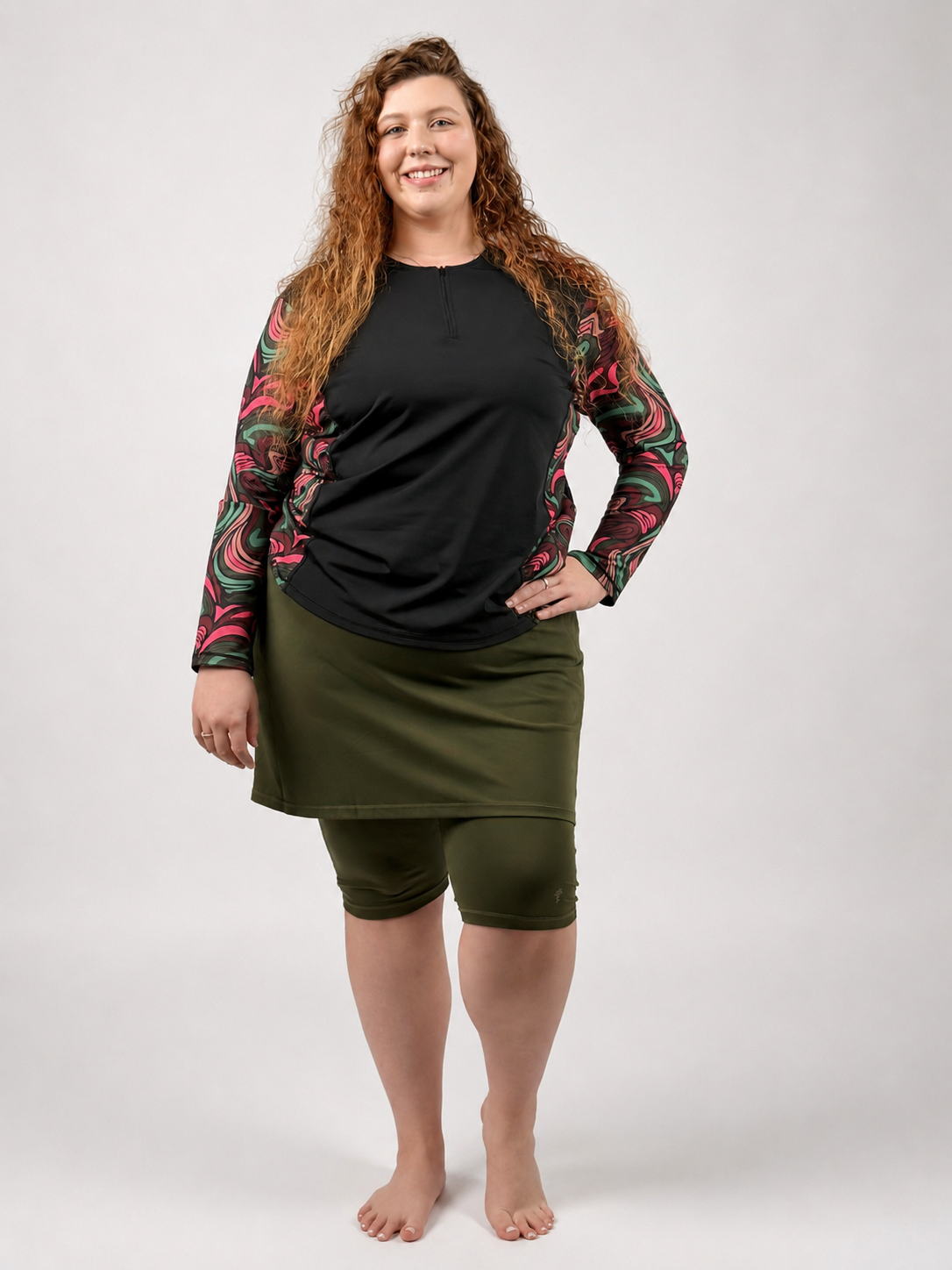 Inspire Swim and Sport Skirt 20" (with attached leggings) - Chlorine Proof