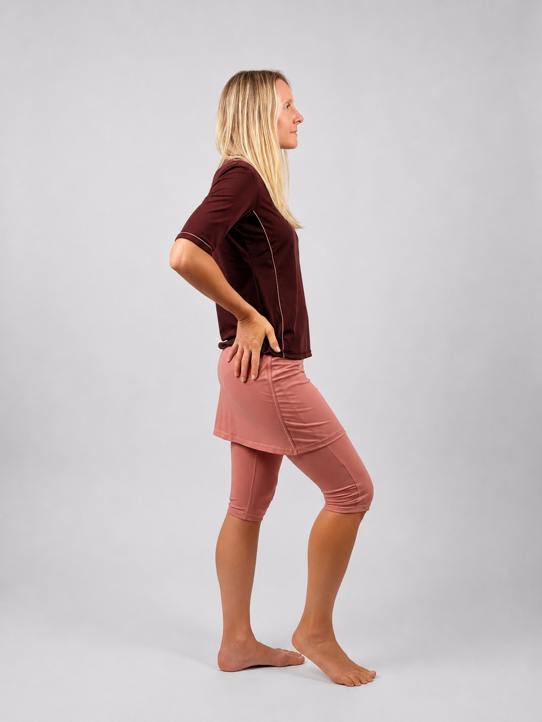 Amphi Spirit Athletic Skirted Capris 16" for Swim and Sports- Chlorine Proof