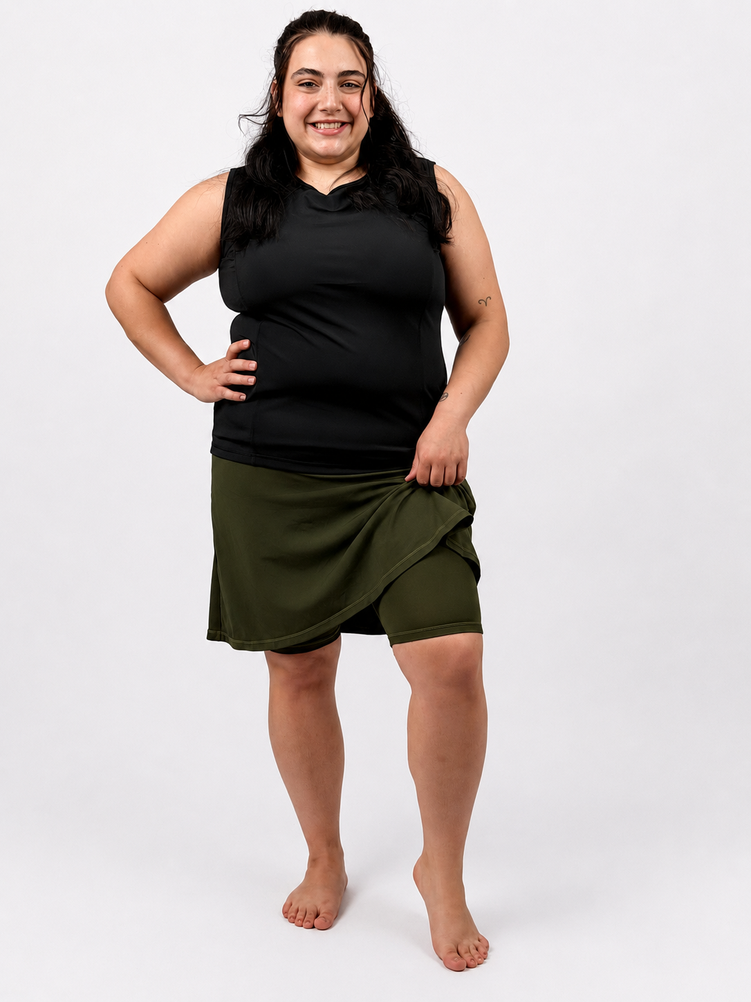 Swing Skirt 21" - Chlorine Proof (With Attached Shorts)
