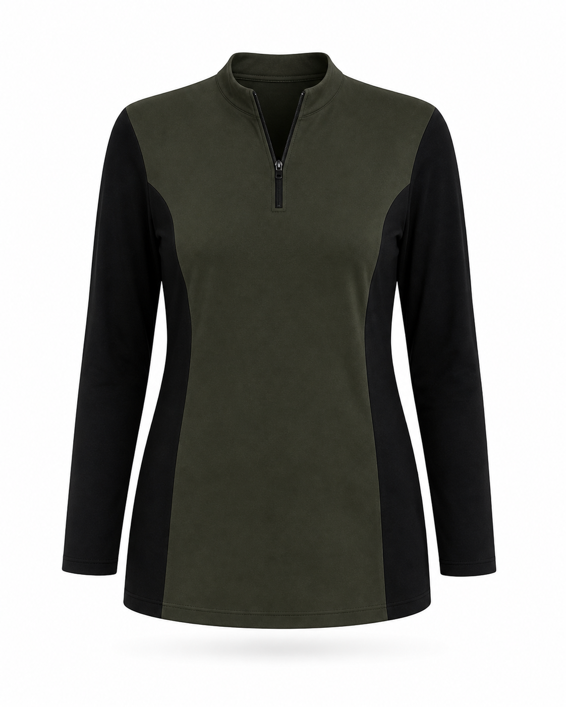 Multi Exercise Zippered Swim Top – Chlorine Proof & UPF 50+ (Long Sleeve)