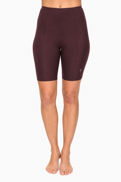 Bermuda Length Water Aerobics Swim Shorts - Chlorine Proof