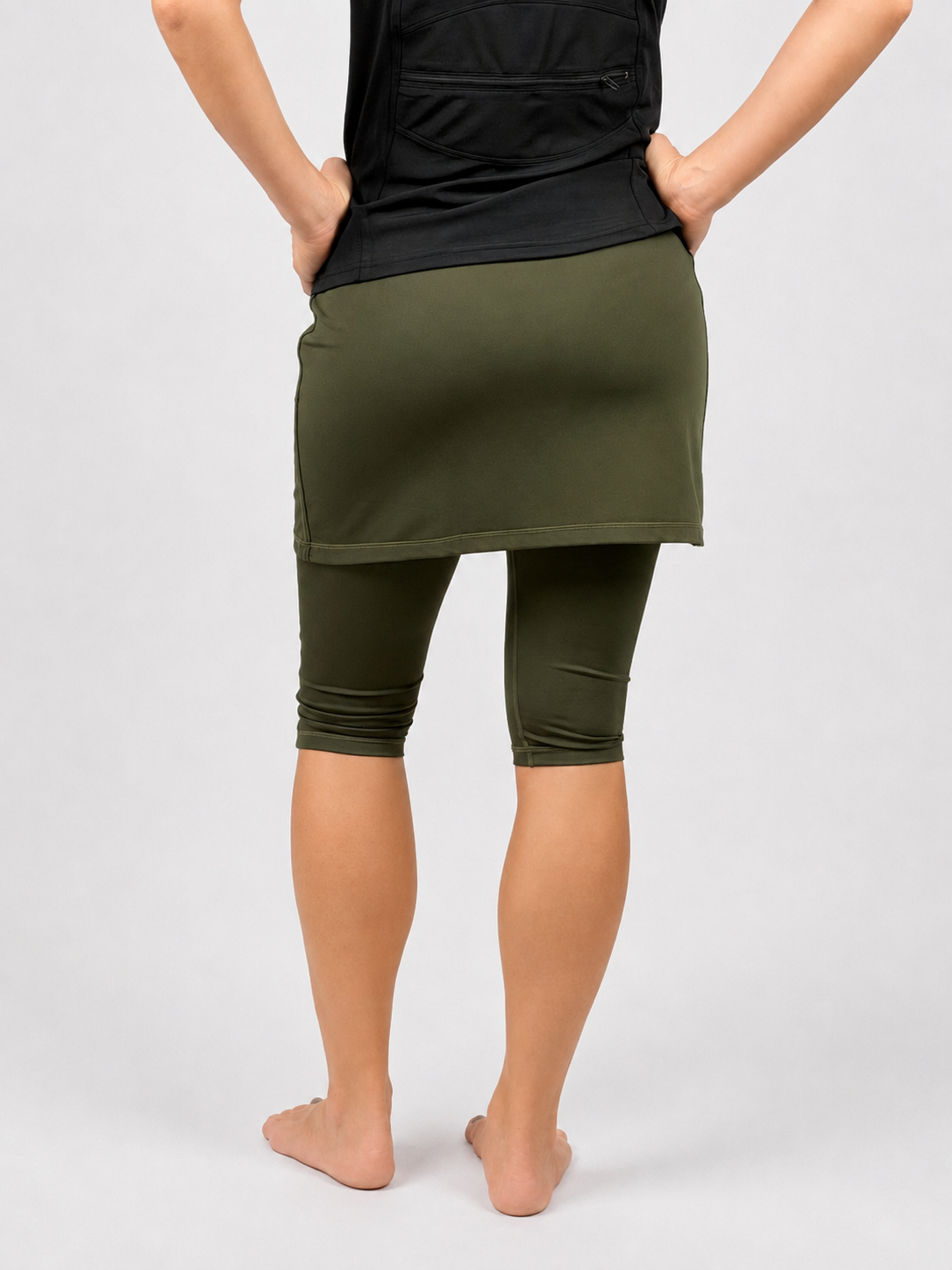 Amphi Spirit Athletic Skirted Capris 16" for Swim and Sports- Chlorine Proof