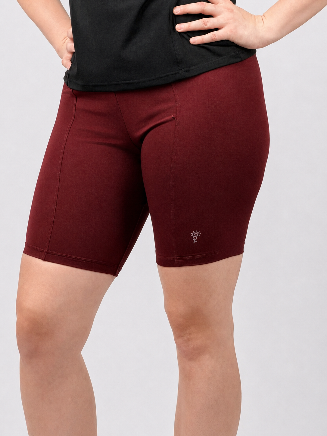 Chocolate Truffle Bermuda Length Water Aerobics Swim Shorts – Chlorine Proof & UPF 50+