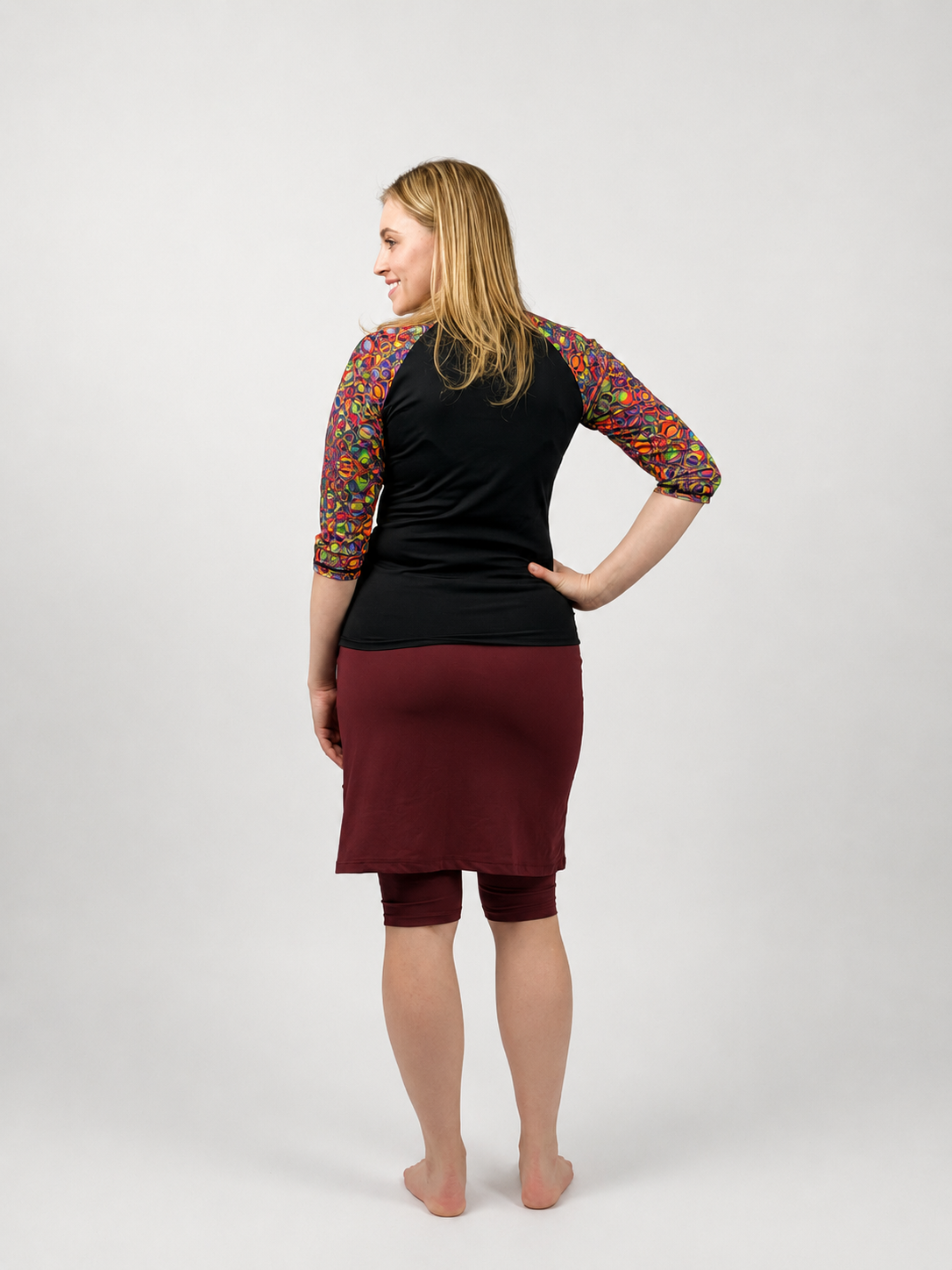 Inspire Swim and Sport Skirt 20" – Chlorine Proof & UPF 50+ (with Attached Leggings)