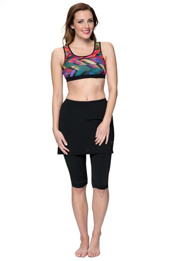 Sporty Crop Top for Swim & Gym - Chlorine Proof-Sale