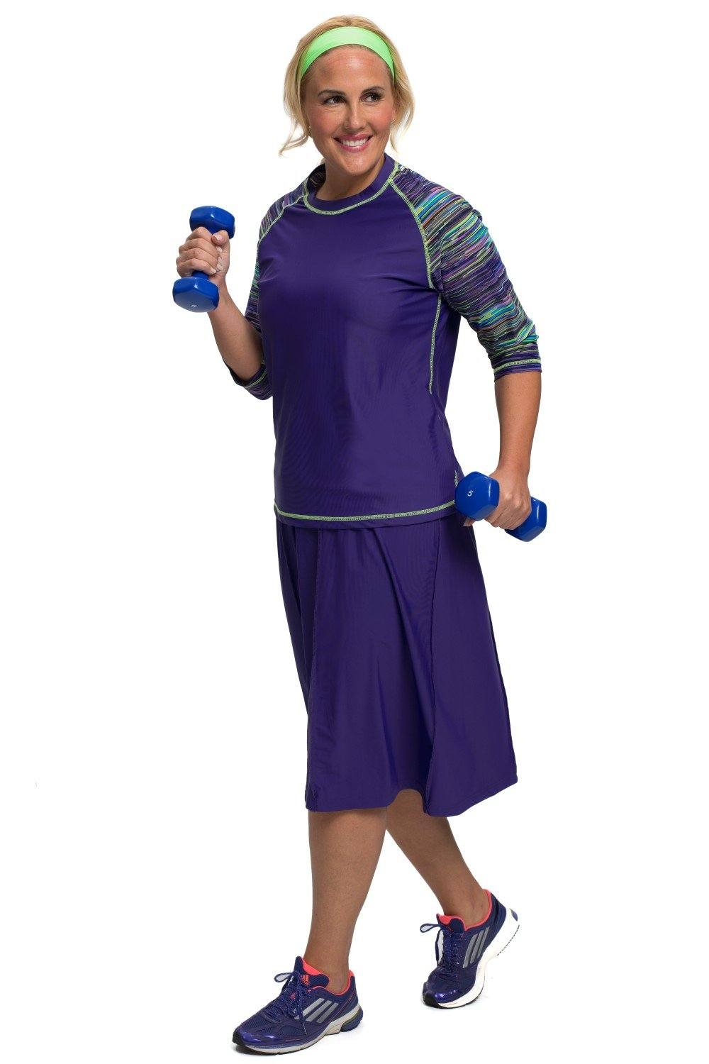 Baseball Babe Inspired Long 3/4  Sleeve Rash Guard Swim Shirt