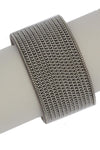 Silver Link Cuff Bracelet