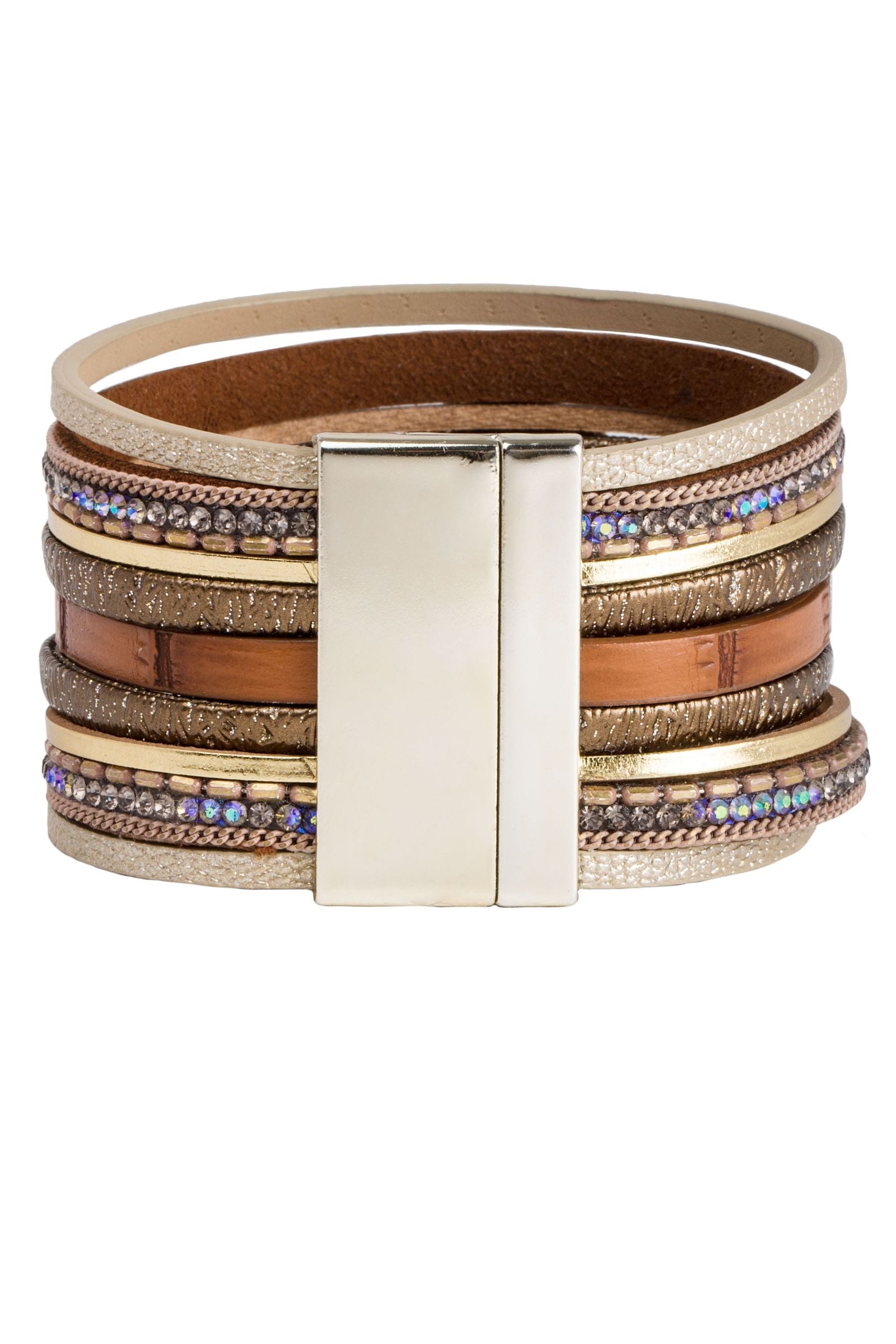 Brown Hamptons Stack Bracelet
