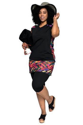 Amphi Spirit Athletic Skirted Capris 16" for Swim and Sports Printed - Chlorine Proof