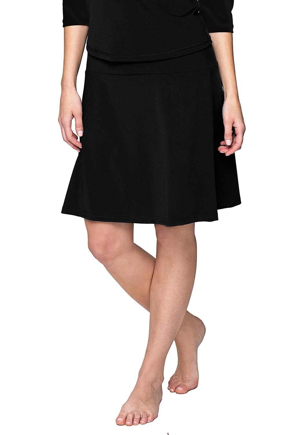 Black Swing Skirt – Chlorine Proof & UPF 50+
