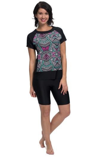 Diving Diva Black Swim Bike Shorts