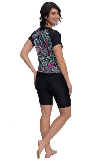 Diving Diva Black Swim Bike Shorts