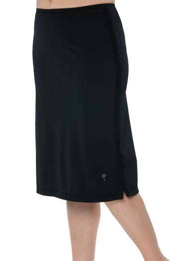 Aqua Adventure Border Skirt 25" – Chlorine Proof & UPF 50+ (with Attached Leggings)