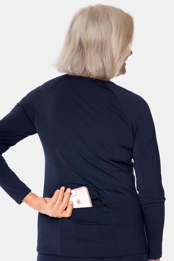 Long Sleeve Slimming Rash Guard - Chlorine Proof