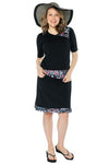 Triple Ruffle Swim Skirt 21" - Chlorine Proof (with attached shorts) - Sale