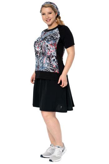 Swing Skirt 21" – Chlorine Proof & UPF 50+ (With Attached Shorts)