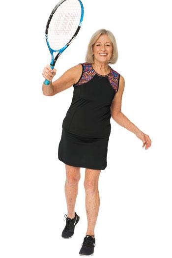 Running Riot Swim Skort with Hidden Shorts 16" - Chlorine Proof