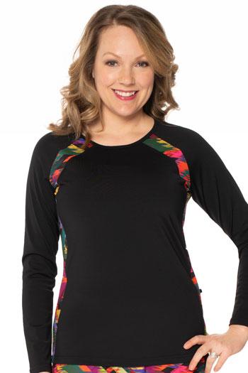 Long Sleeve Slimming Rash Guard - Chlorine Proof- SALE
