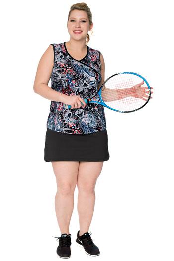 Running Riot Swim Skort with Hidden Shorts 16" - Chlorine Proof -SALE
