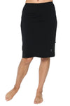Mia A-line Faux Wrap Swim Skirt 22.5" & Coverup - Chlorine Proof (NO attached shorts)