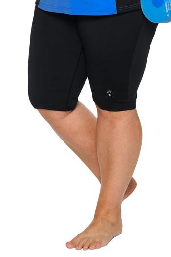 Diving Diva Black Swim Bike Shorts