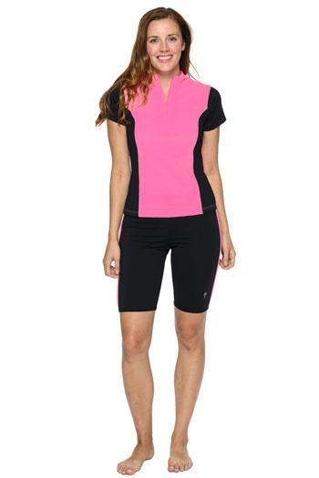 Sport & Swim Athletic Zip Top - Chlorine Proof