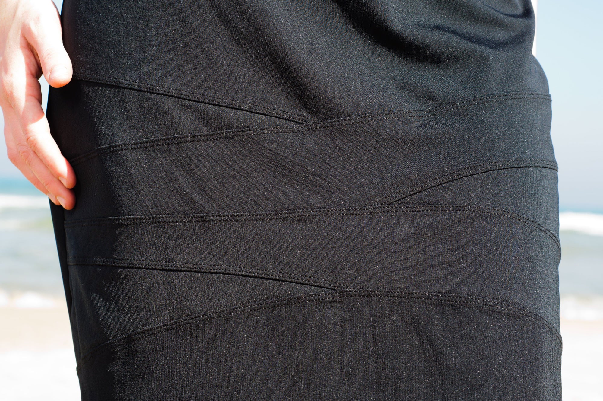 Chlorine Proof A-Line 25" Triangle Swim and Sports Skirt (No Pants)- SALE