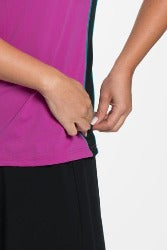 Adventure Chic V Neck Short Sleeve Swim Shirt