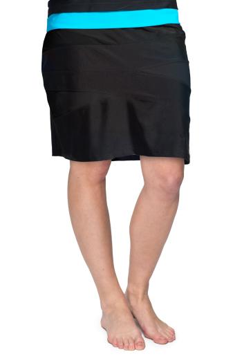 Get up and Go! 18.5" Triangle Spliced Swim  Skirt (No Pants)