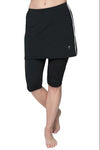 Amphi Spirit Athletic Skirted Capris 16" for Swim and Sports-SALE