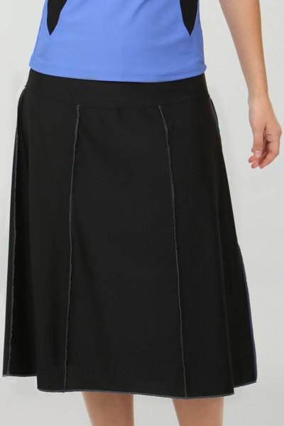 Waters Edge  Hip Hiding Drop Waist Long Swim Skirt