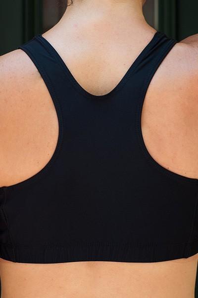 Black Sports Bra - Racer Back