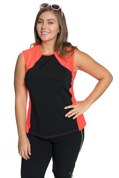 Tidal Tank Sporty Sleeveless Swim n' Gym Top - Chlorine Proof- SALE