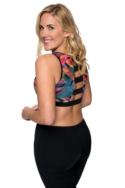 Sporty Crop Top for Swim & Gym - Chlorine Proof-Sale