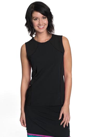 Tidal Tank Sleeveless Swim Top – Chlorine Proof & UPF 50+